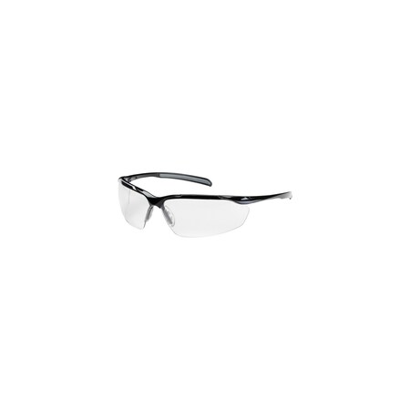 Pip COMMANDER, CLR LENS AS/AF, GLOSS BLK FRM RUBBER PADS, PK 144 905192